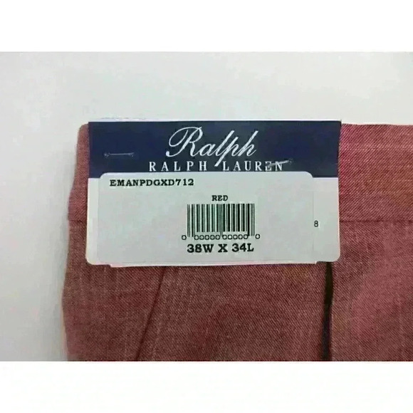 Ralph Lauren Mens 38W X 34L Pleated Dress Pants - Picture 8 of 10